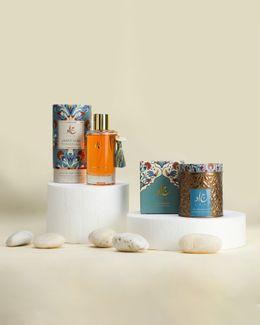 Al Sakhaa Bundle [ Bakhoor Al Mabsoos 30 gm, Patchouli Arabesque Essence EDP 100 ML]