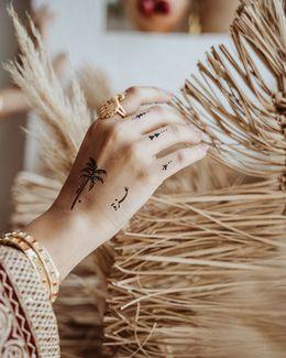 سنسي ملصق حناء مؤقت (نقشة) - #7